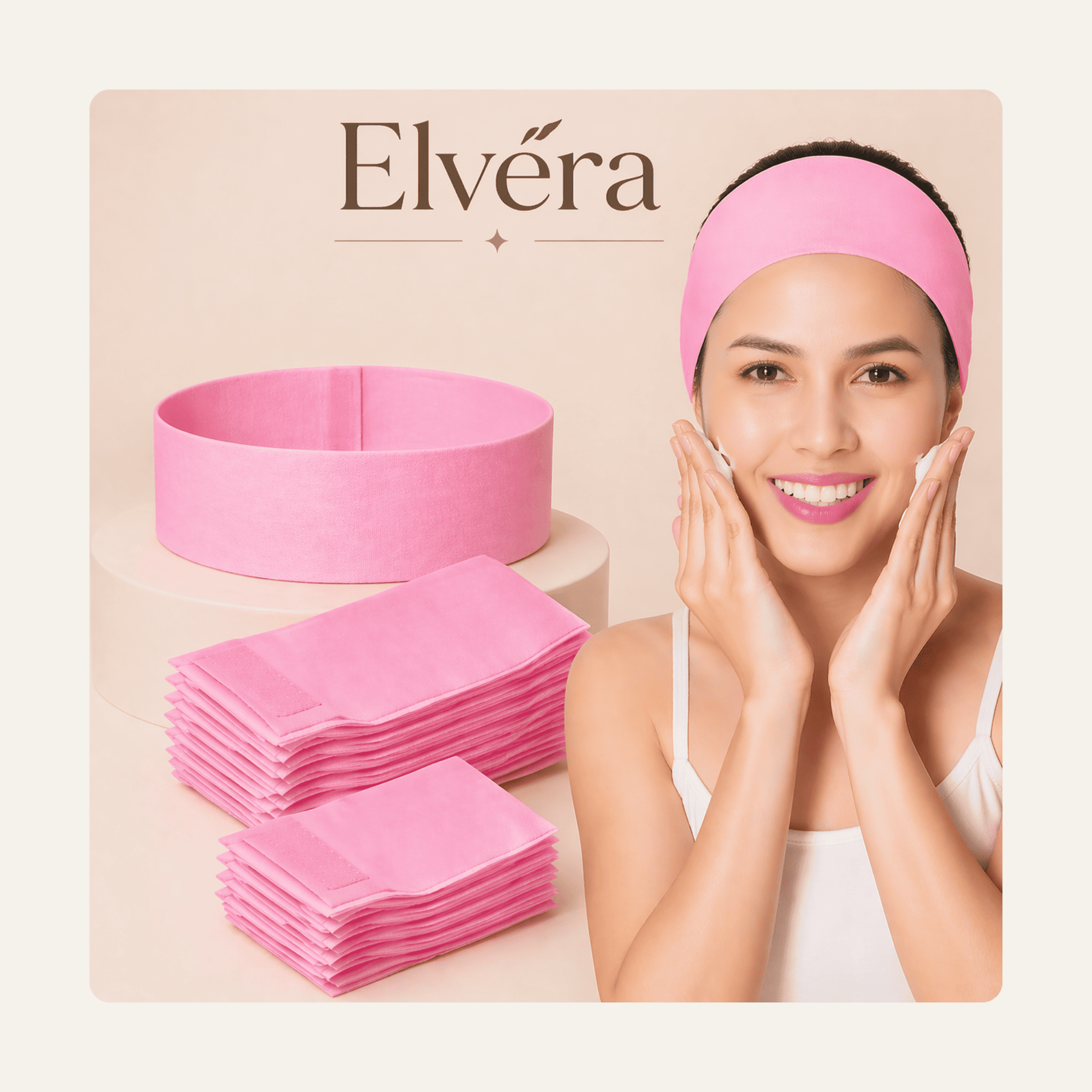 Velour Disposable Spa Headbands