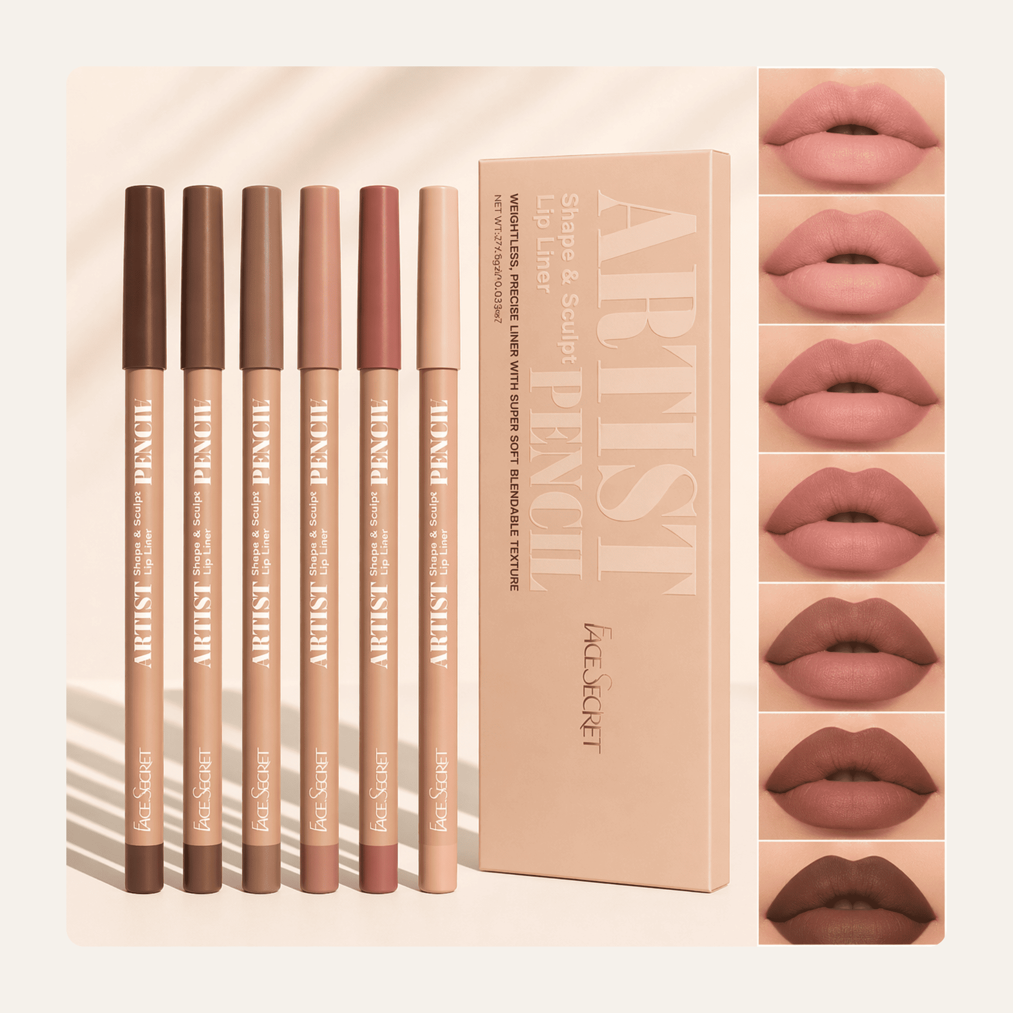 Velour Matte Lip Liner Set