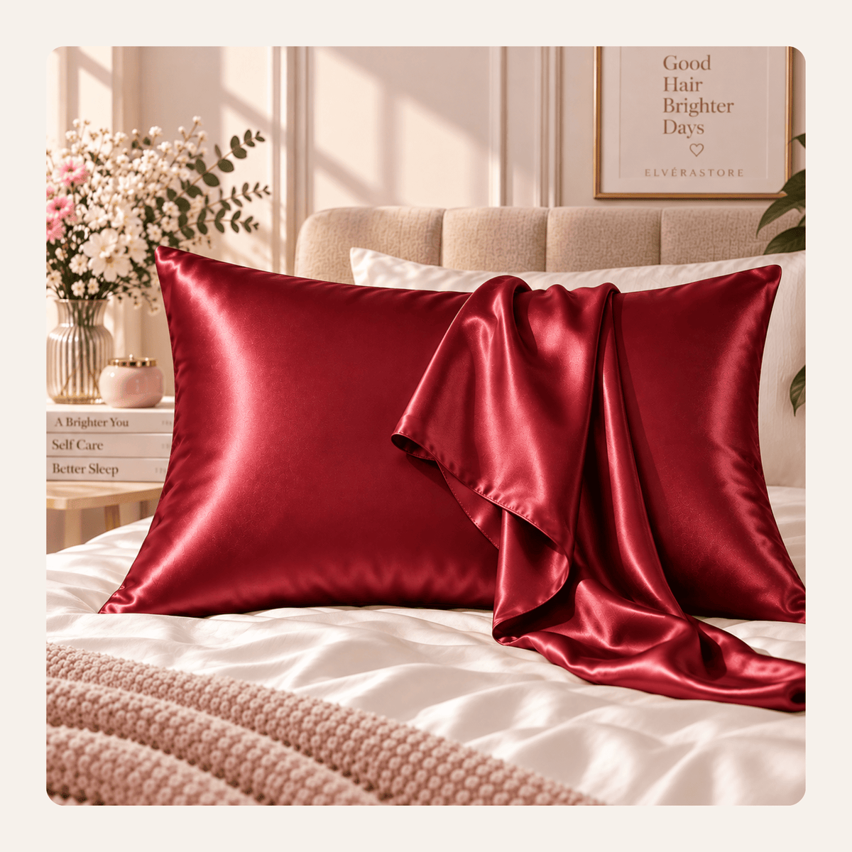 Elvera Satin Pillowcase