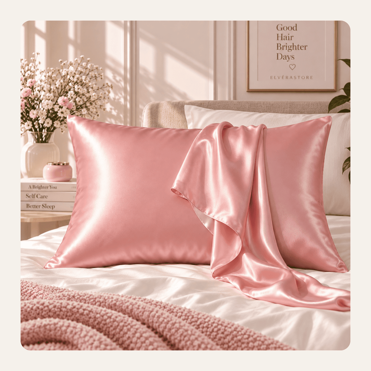Elvera Satin Pillowcase